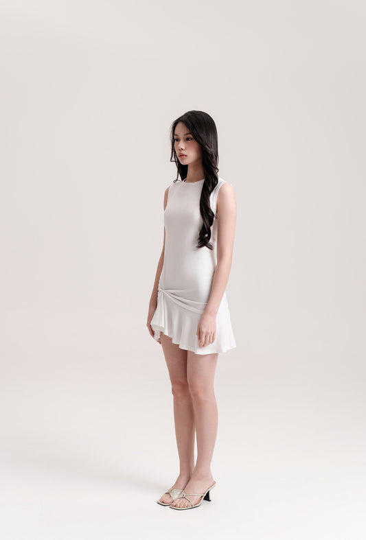 MINI BILLIE DRESS, WHITE