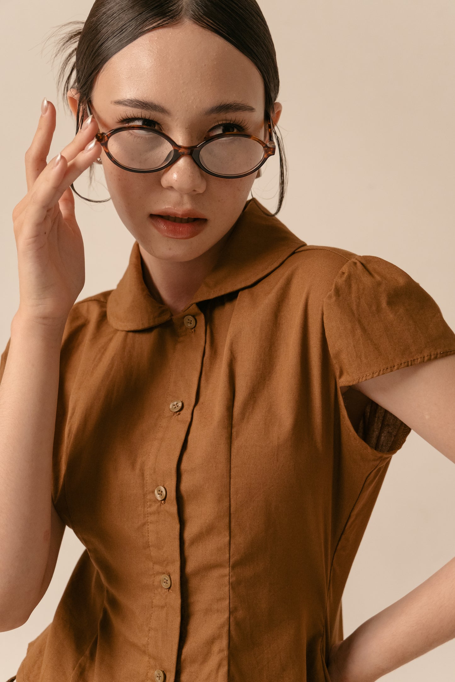 18 / Juno Top / Caramel
