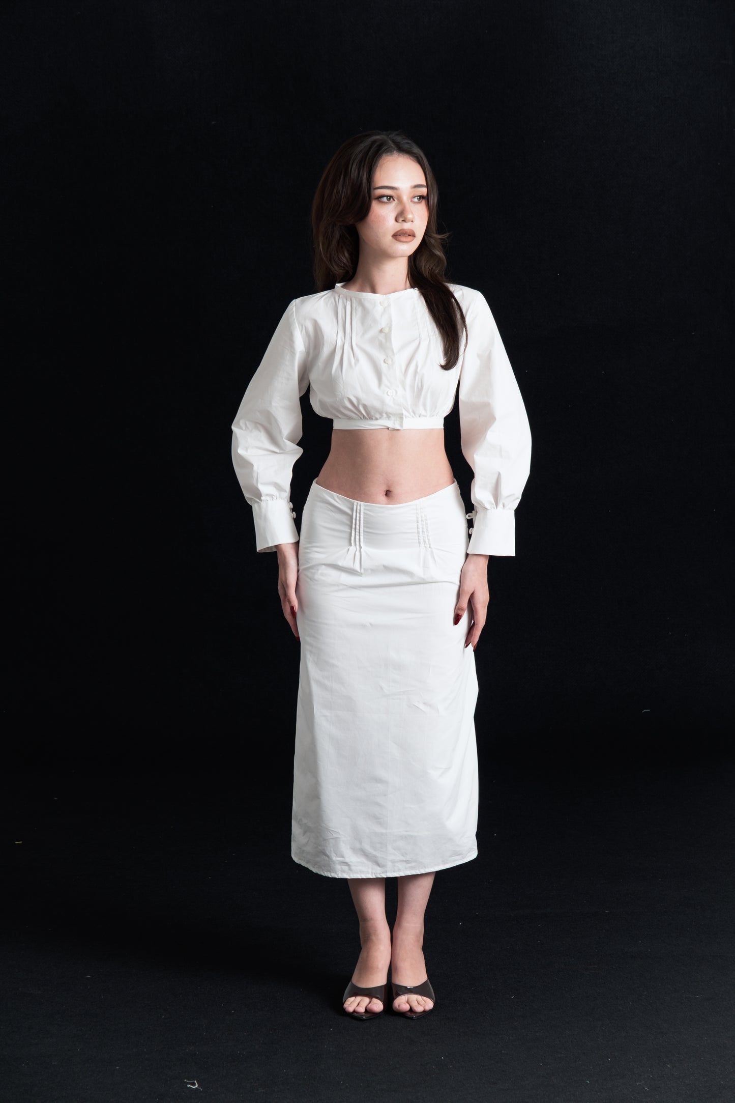 ROMY SKIRT, WHITE
