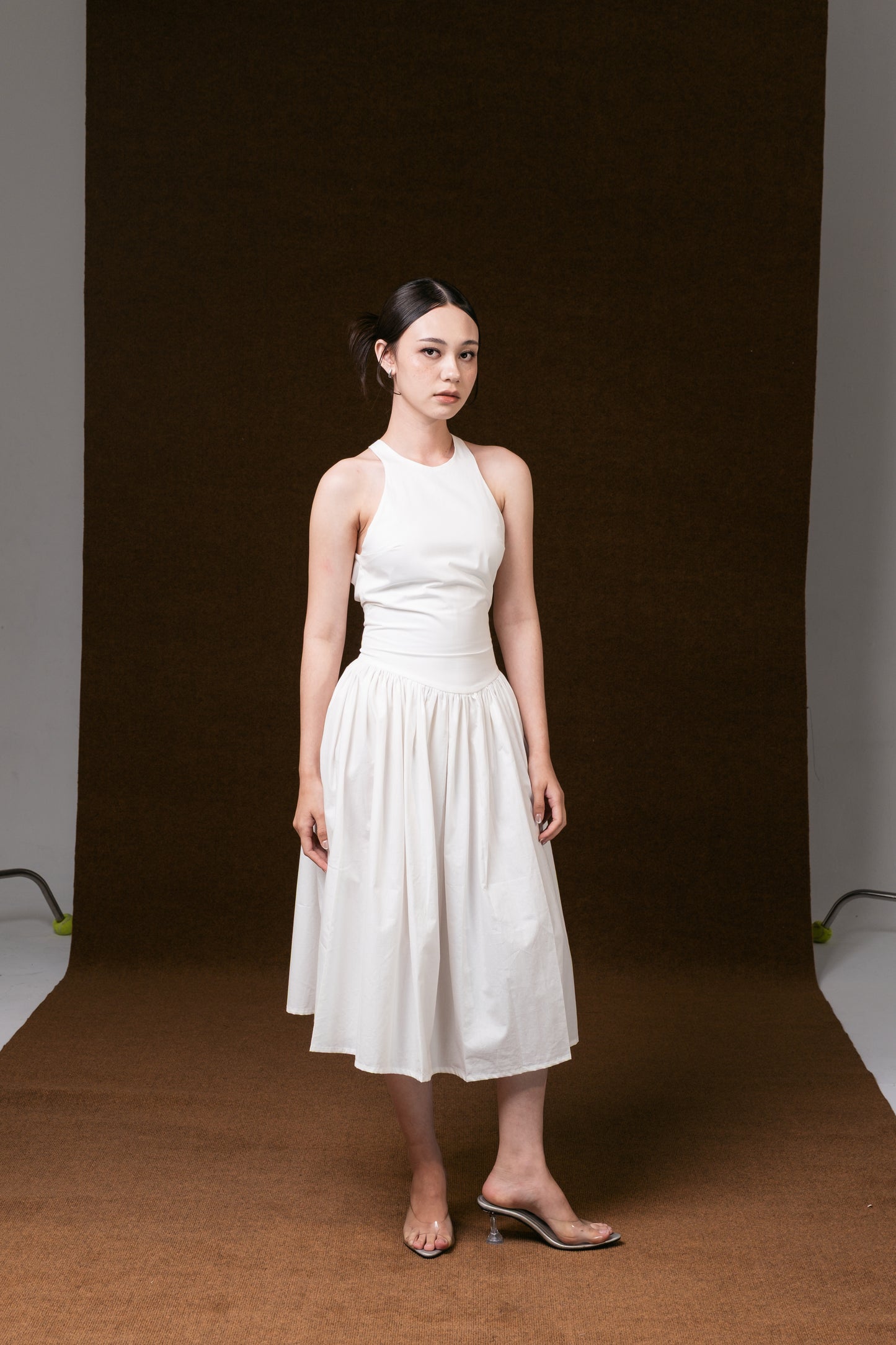 GIA DRESS, WHITE