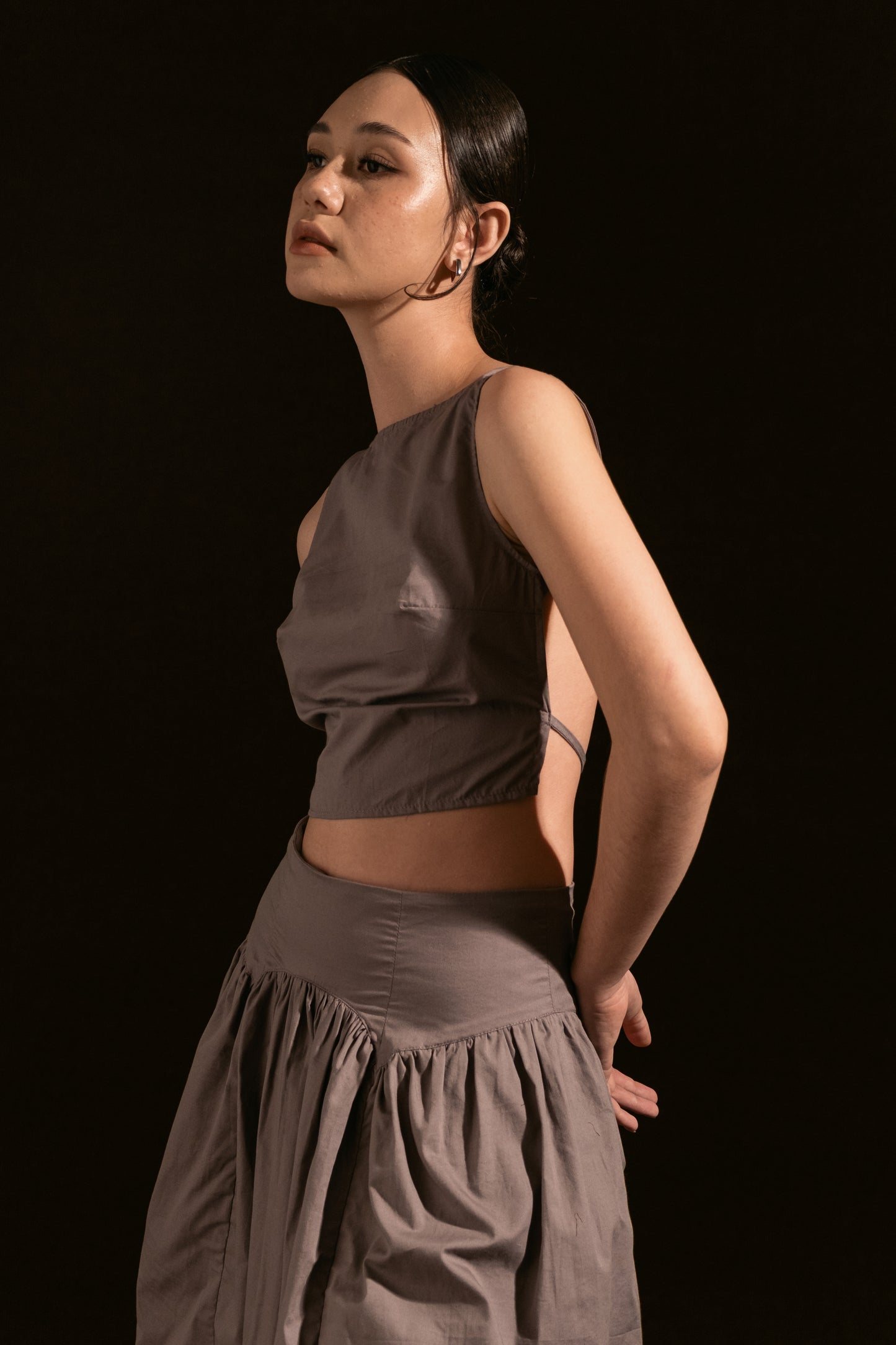 SOMA TOP, LIGHT GREY