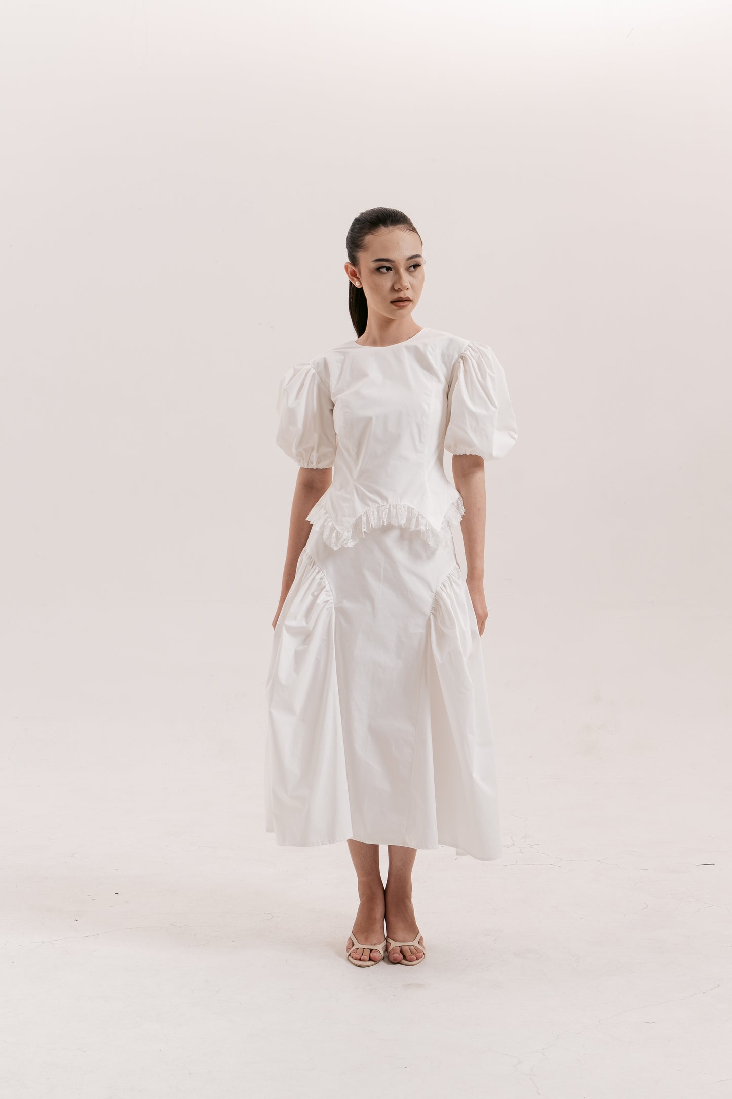KONI TOP, WHITE