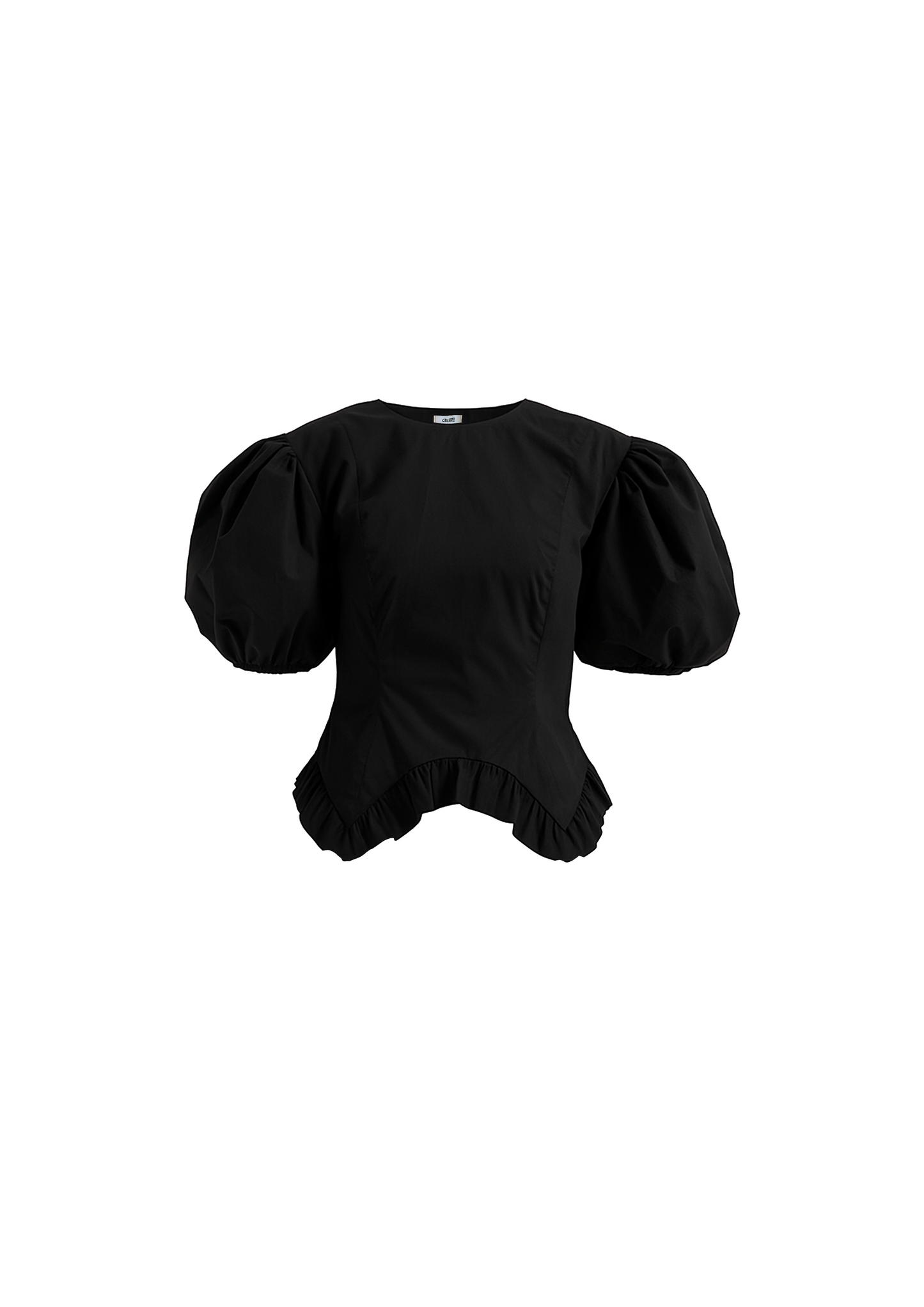 KONI TOP, BLACK