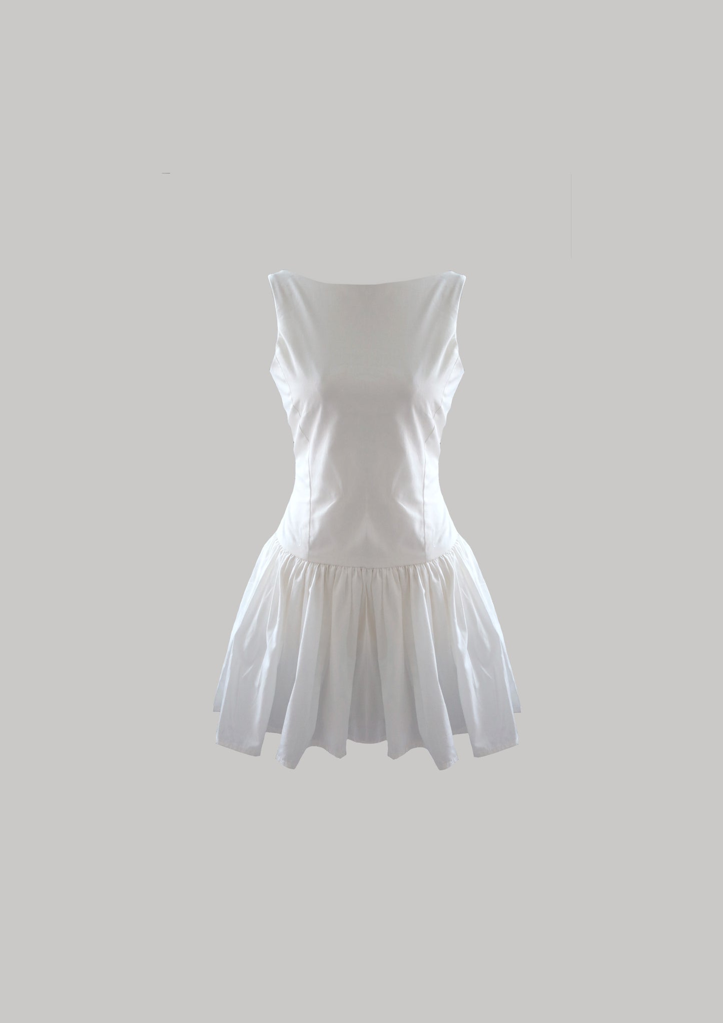 MINI BRI DRESS, WHITE