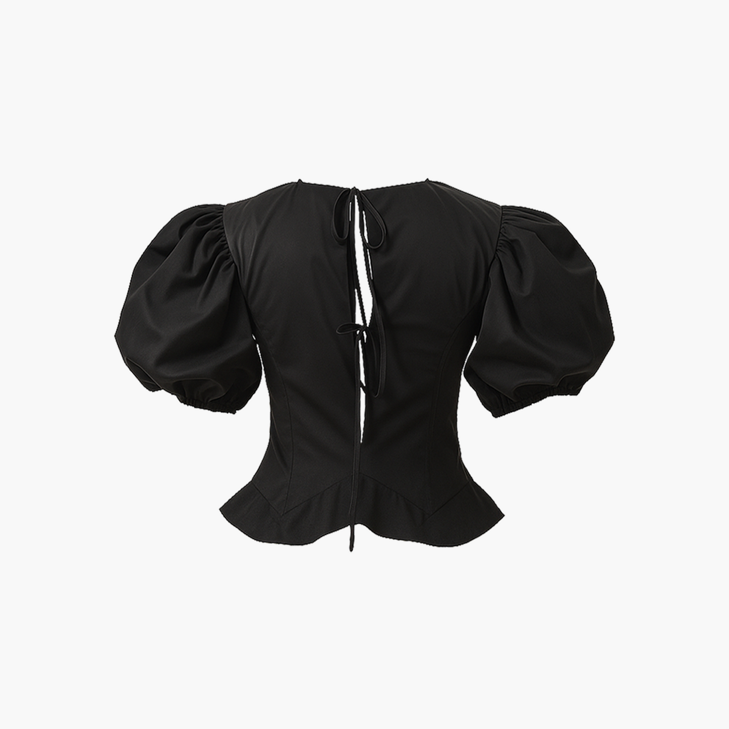 KONI TOP, BLACK