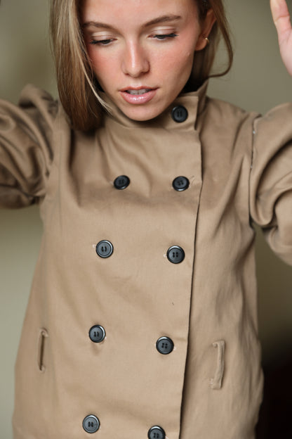 FRED DETACHABLE TRENCH COAT, TAN