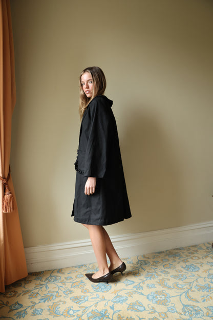 THE TRENCH COAT, BLACK