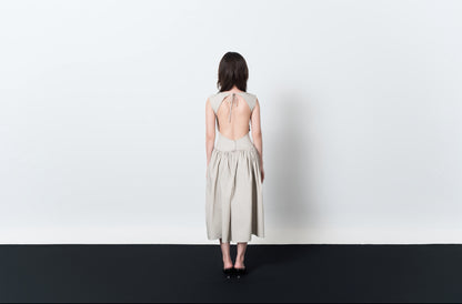 SOMA DRESS, EARL GREY