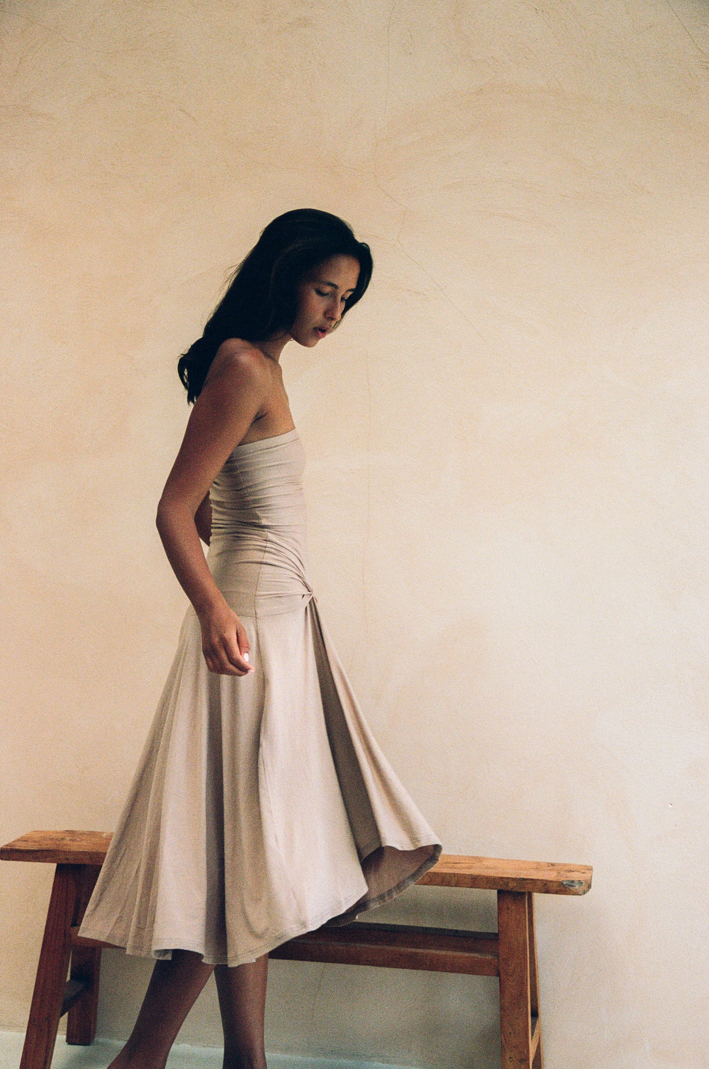 BILLIE TUBE DRESS, NUDE