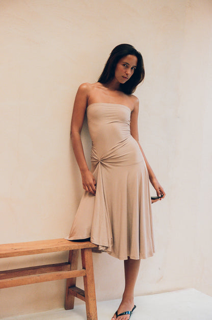 BILLIE TUBE DRESS, NUDE