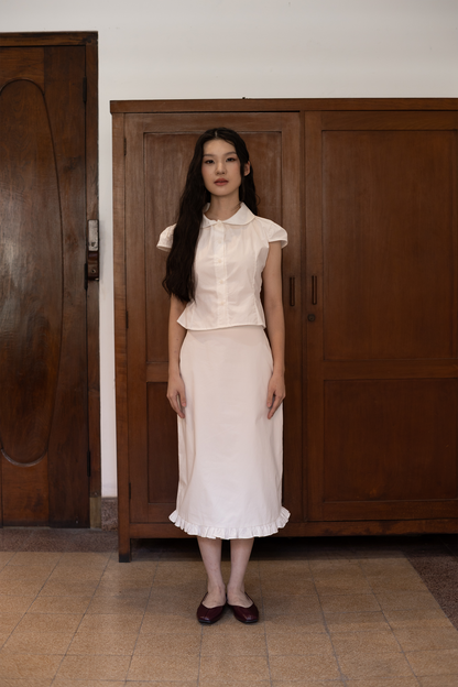 JUNO TOP, WHITE