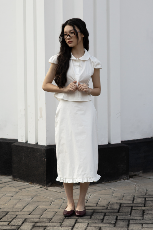 JUNO TOP, WHITE