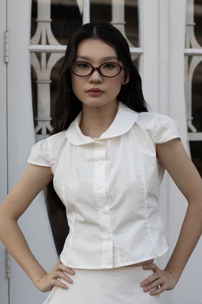 JUNO TOP, WHITE