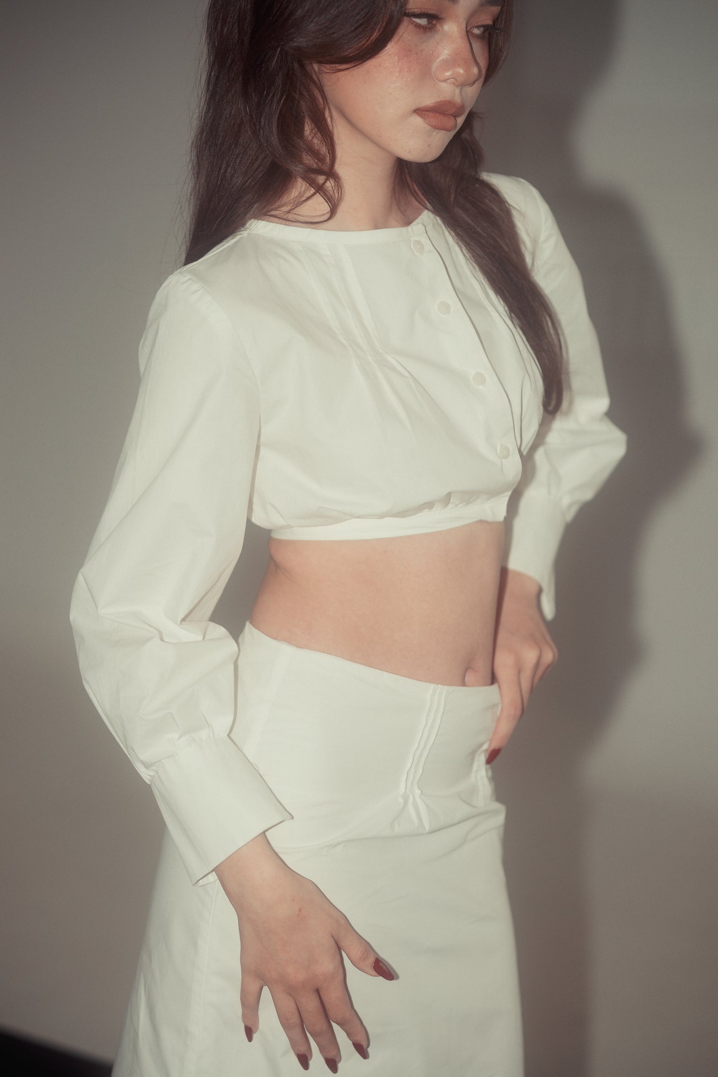 ROMY SKIRT, WHITE