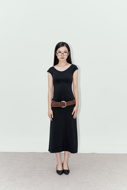 SELIN DRESS, BLACK