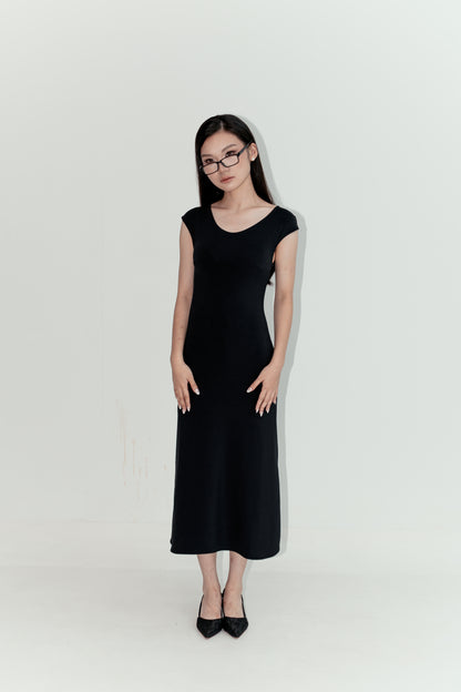 SELIN DRESS, BLACK