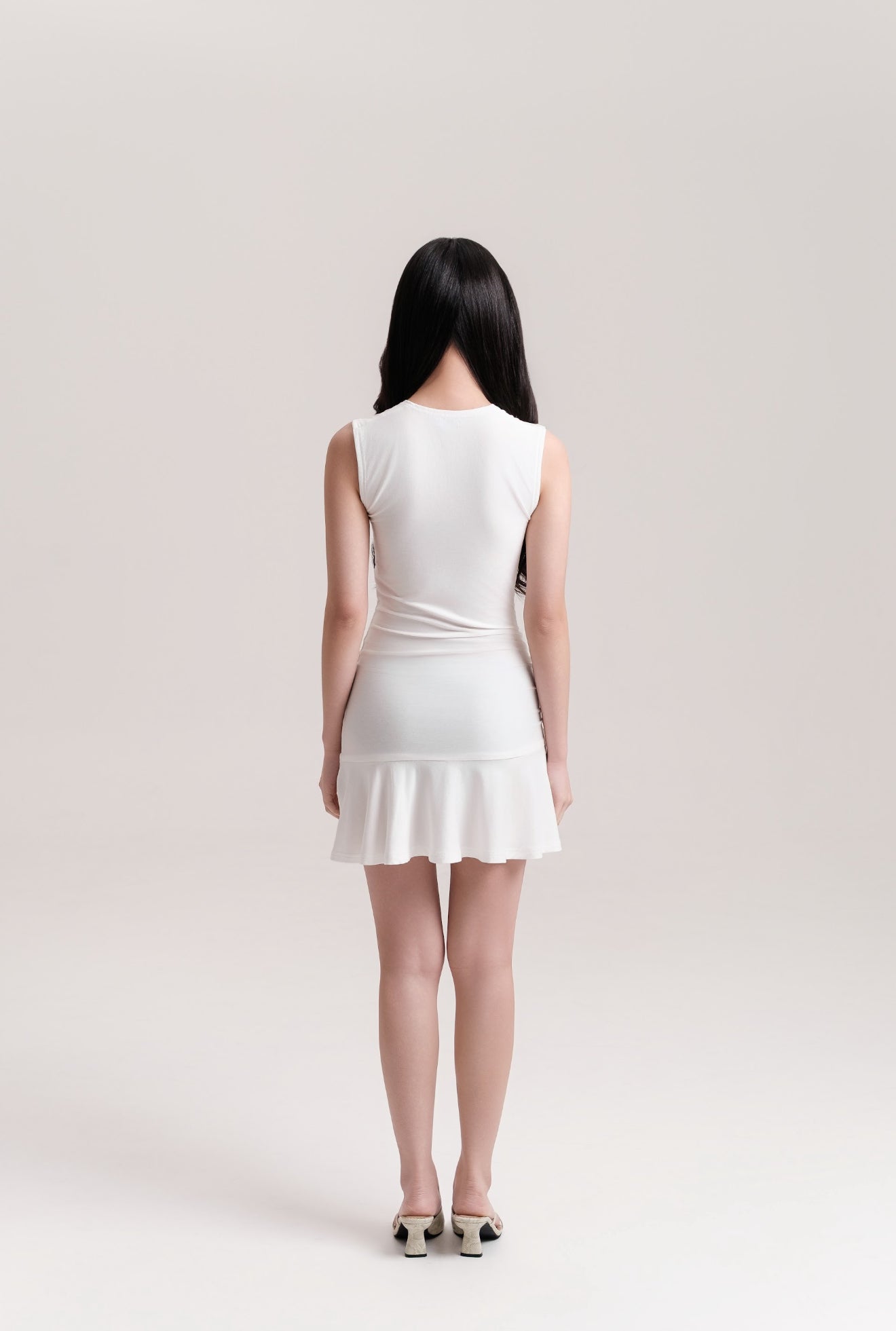 MINI BILLIE DRESS, WHITE
