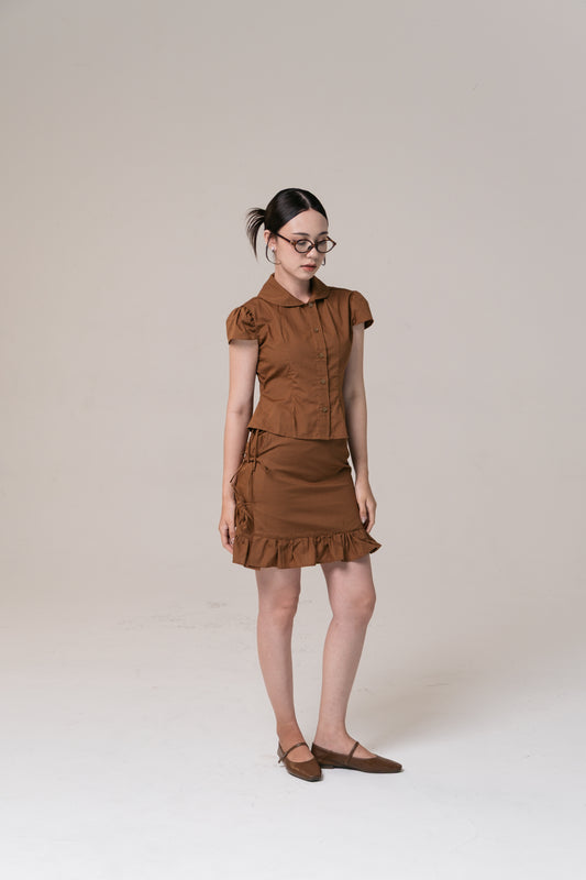 18 / Juno Top / Caramel