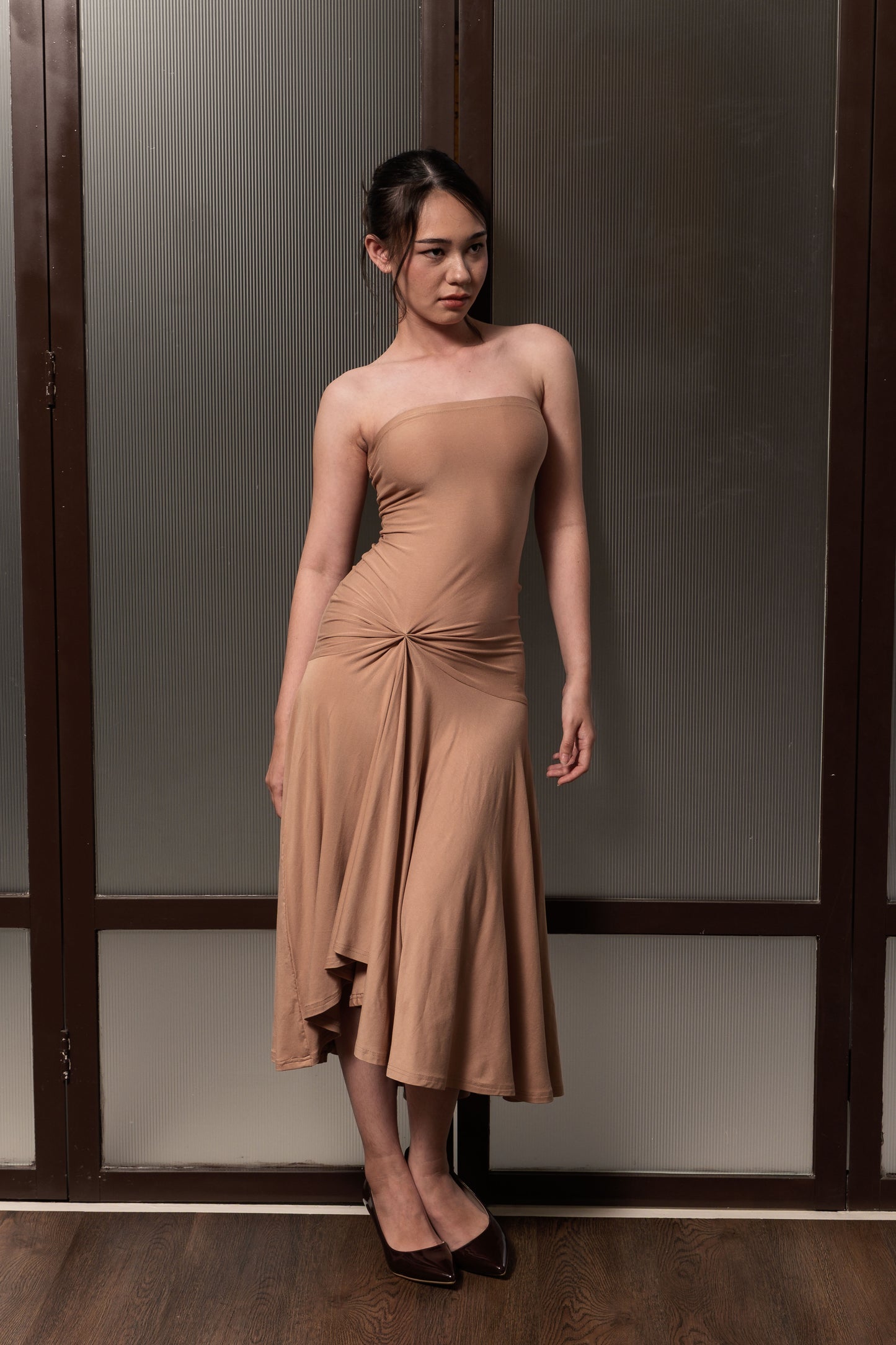 BILLIE TUBE DRESS, NUDE