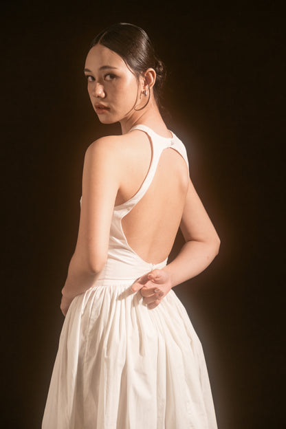 GIA DRESS, WHITE