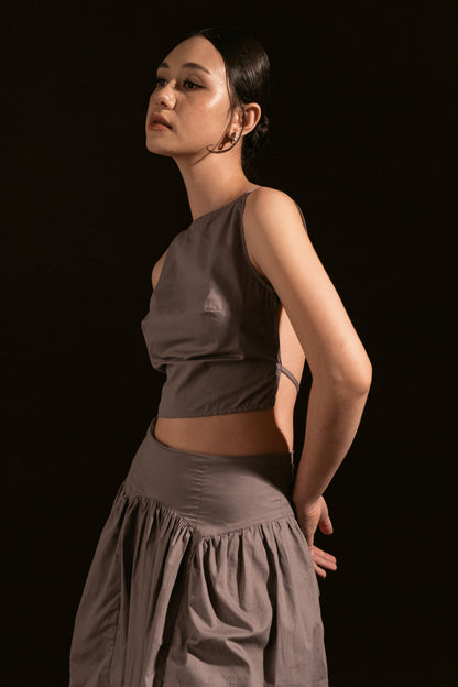 SOMA TOP, LIGHT GREY