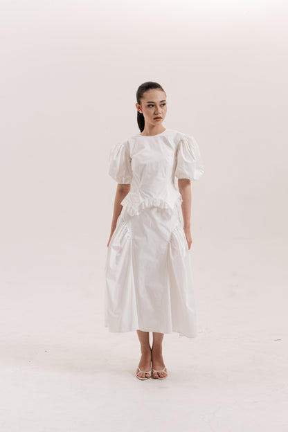 KONI TOP, WHITE
