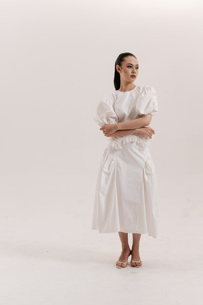 KONI TOP, WHITE