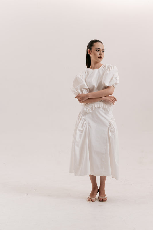 KONI TOP, WHITE