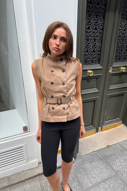 FRED DETACHABLE TRENCH COAT, TAN
