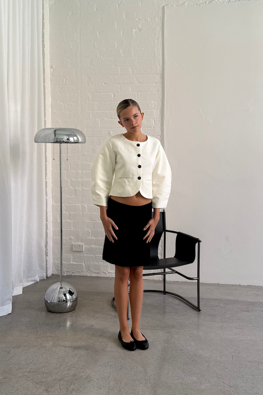 ASTRID JACKET, IVORY