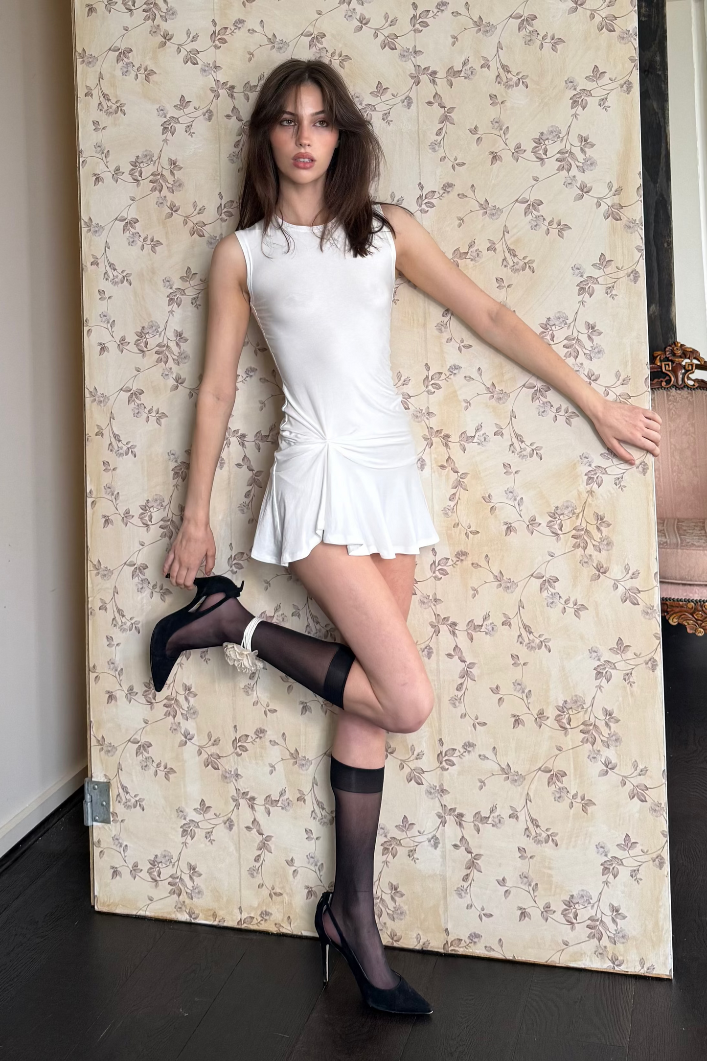 MINI BILLIE DRESS, WHITE