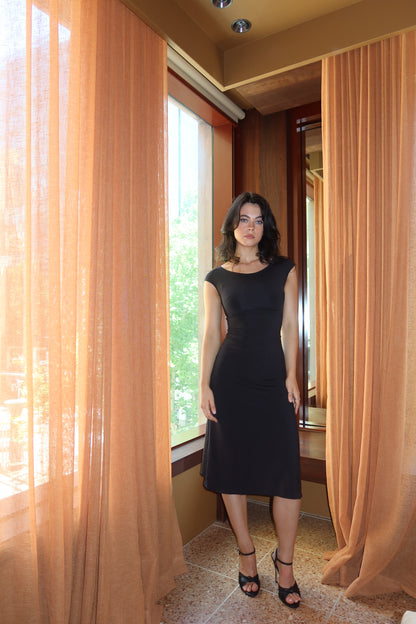 SELIN DRESS, BLACK