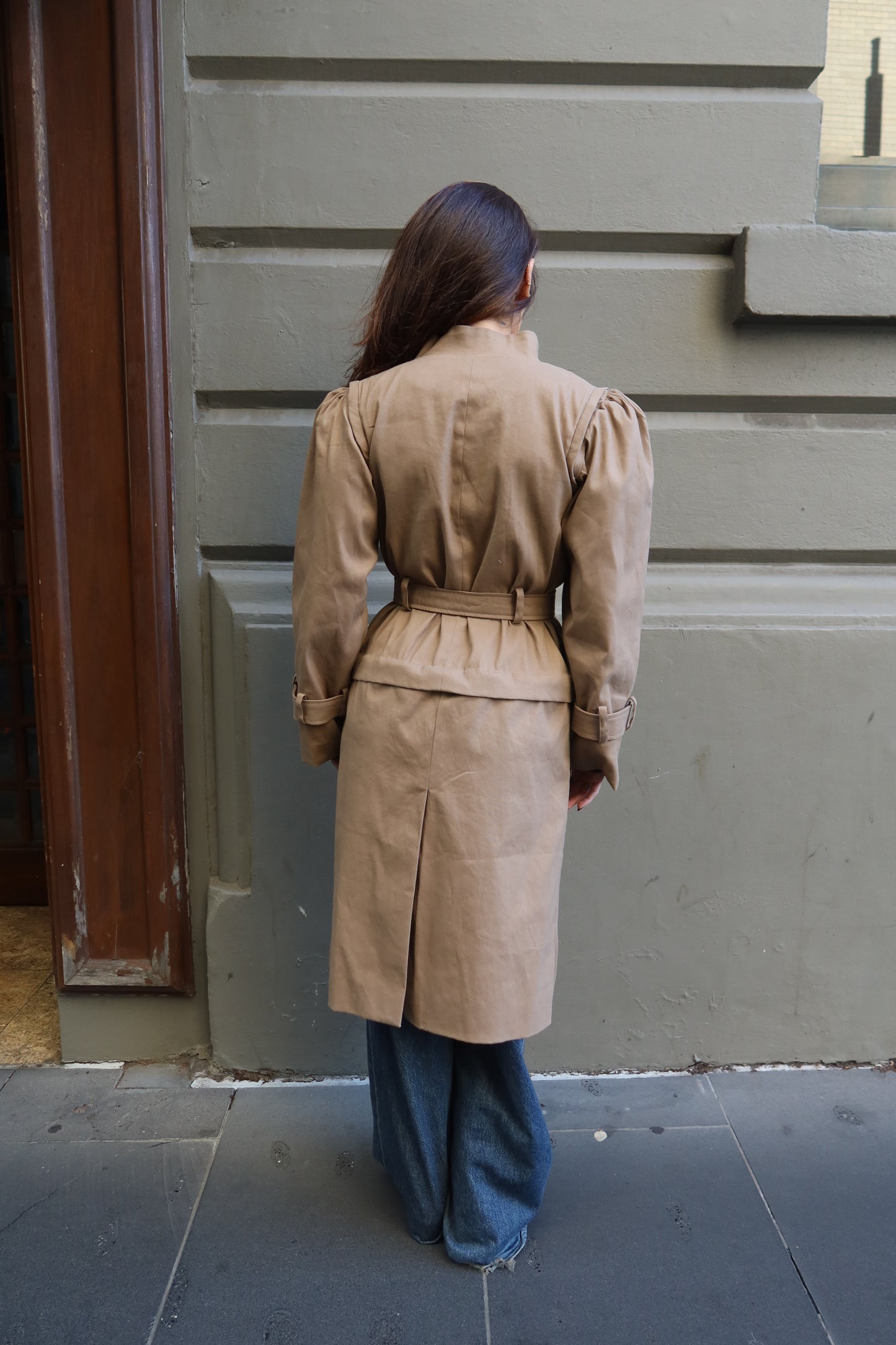 FRED DETACHABLE TRENCH COAT, TAN