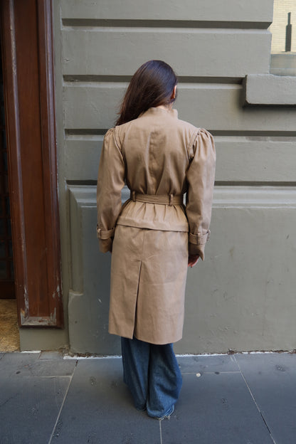 FRED DETACHABLE TRENCH COAT, TAN