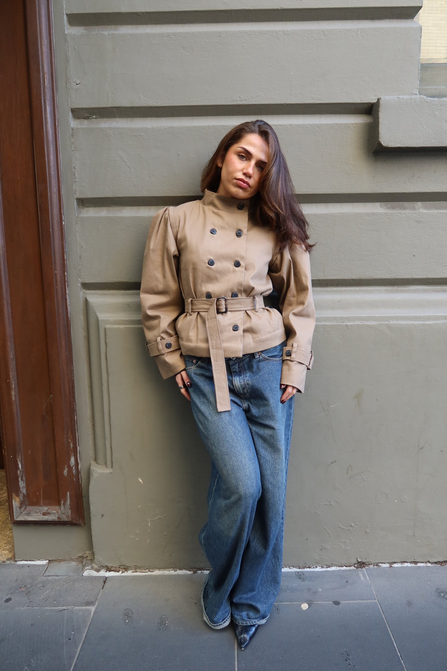 FRED DETACHABLE TRENCH COAT, TAN