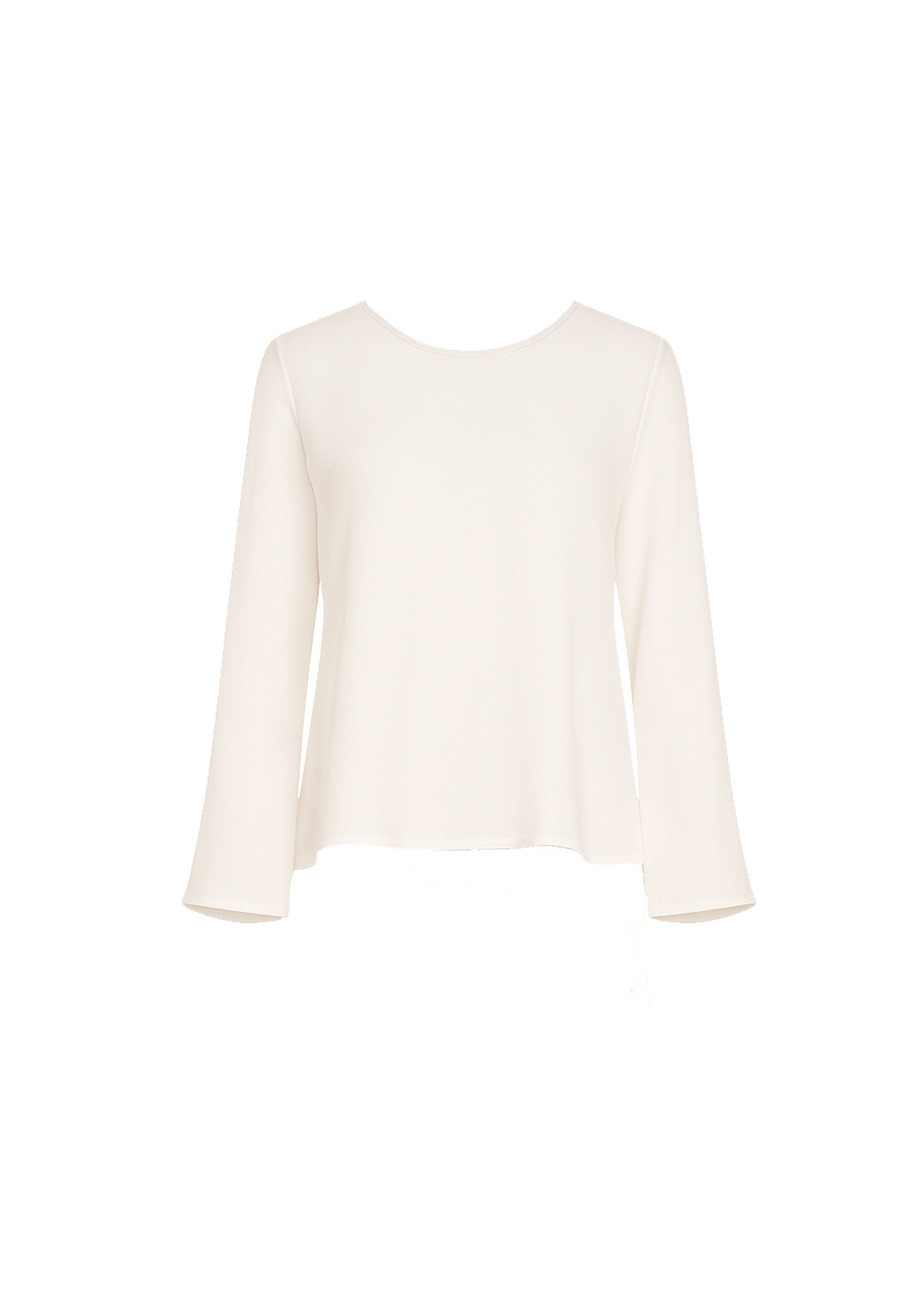 LILA BACKLESS TOP, SHEER IVORY