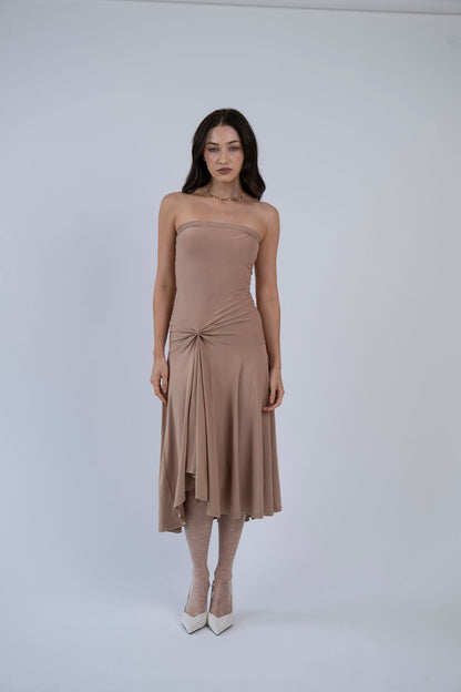 BILLIE TUBE DRESS, NUDE