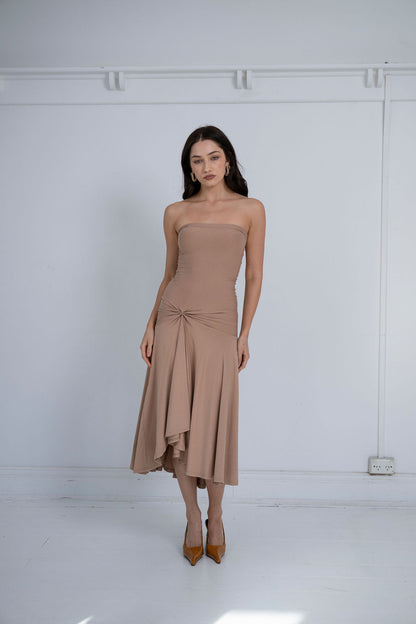 BILLIE TUBE DRESS, NUDE
