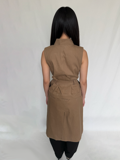 FRED DETACHABLE TRENCH COAT, TAN