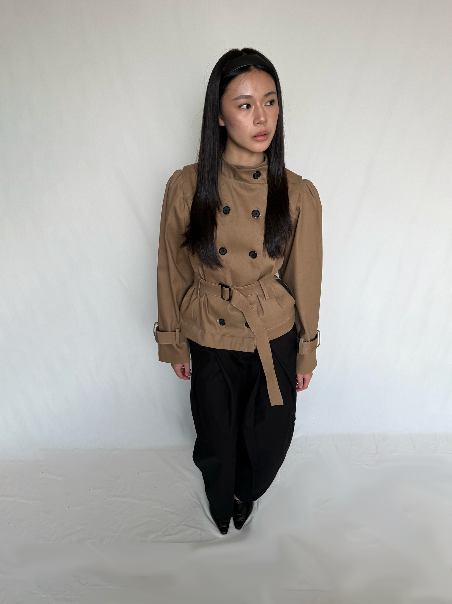 FRED DETACHABLE TRENCH COAT, TAN