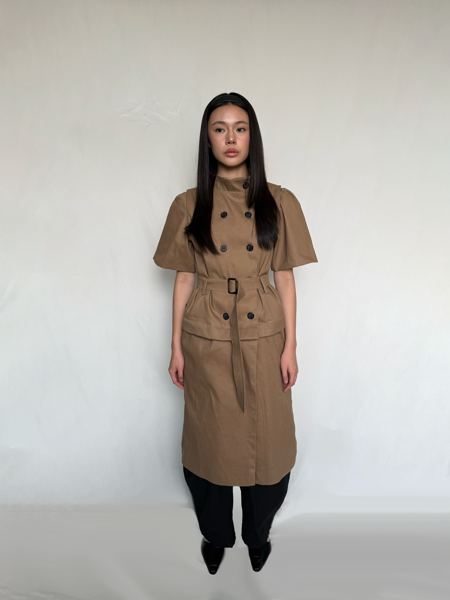 FRED DETACHABLE TRENCH COAT, TAN