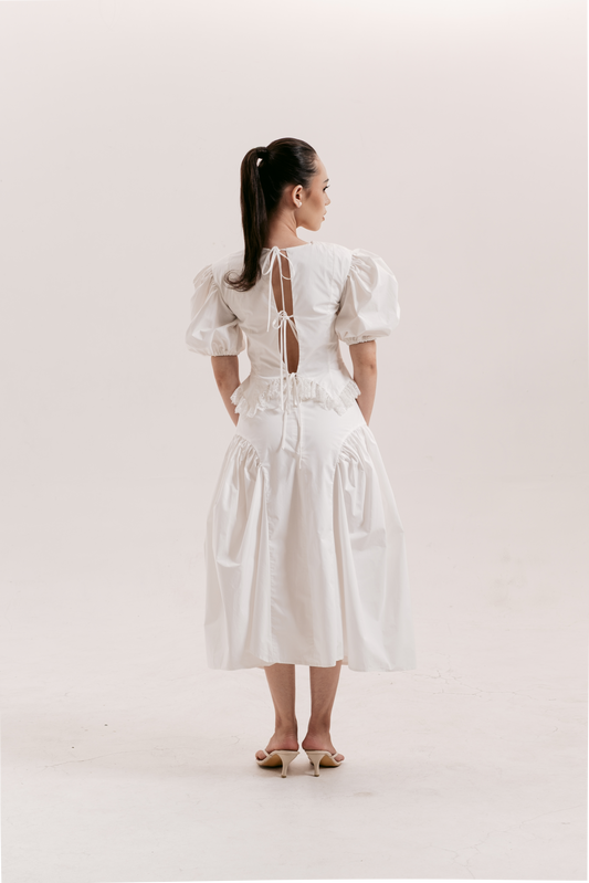 KONI SKIRT, WHITE