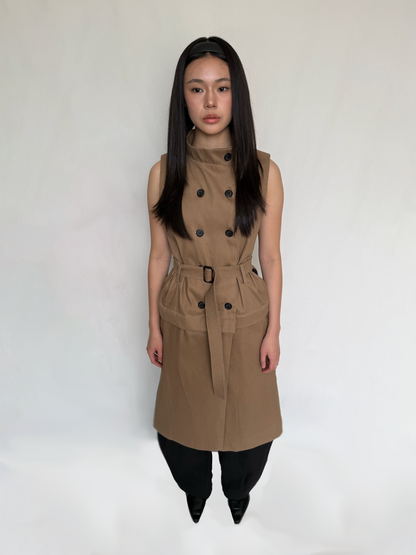 FRED DETACHABLE TRENCH COAT, TAN