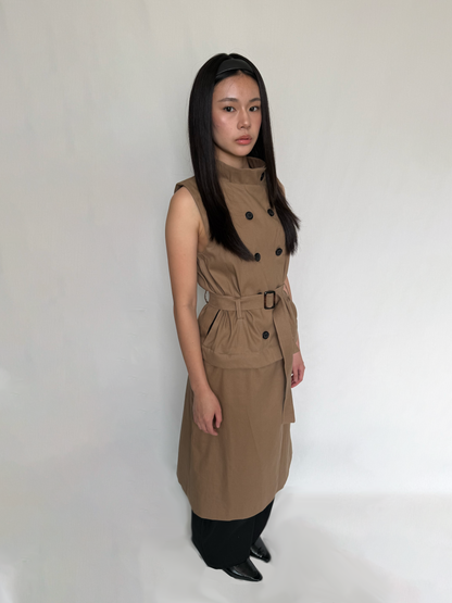 FRED DETACHABLE TRENCH COAT, TAN